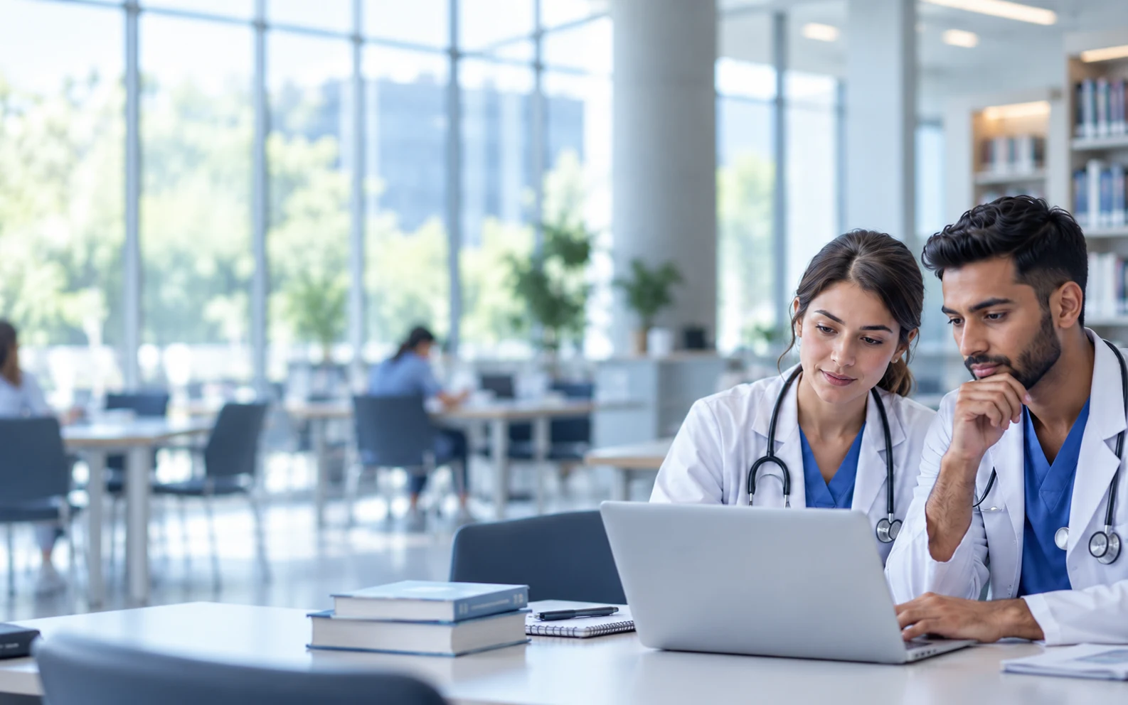 Doctors revising together